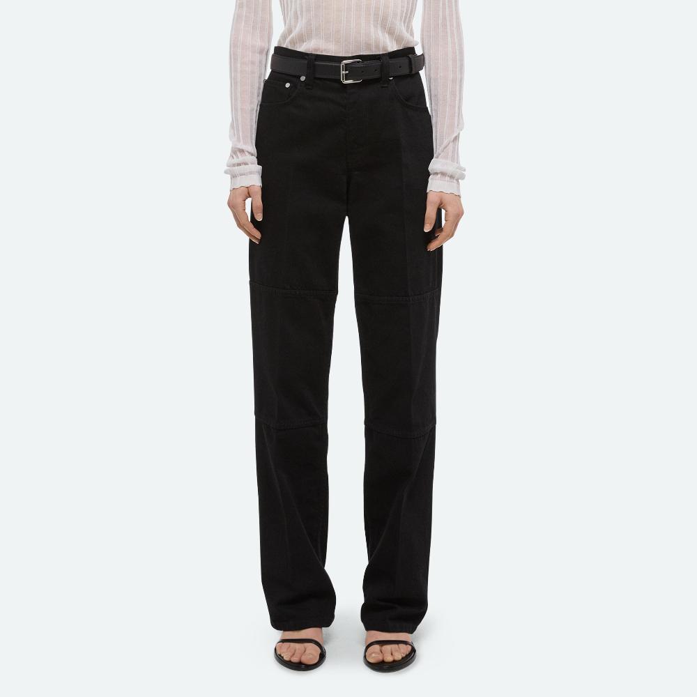 Helmut Lang Zip Carpenter Jeans Rinsed Black