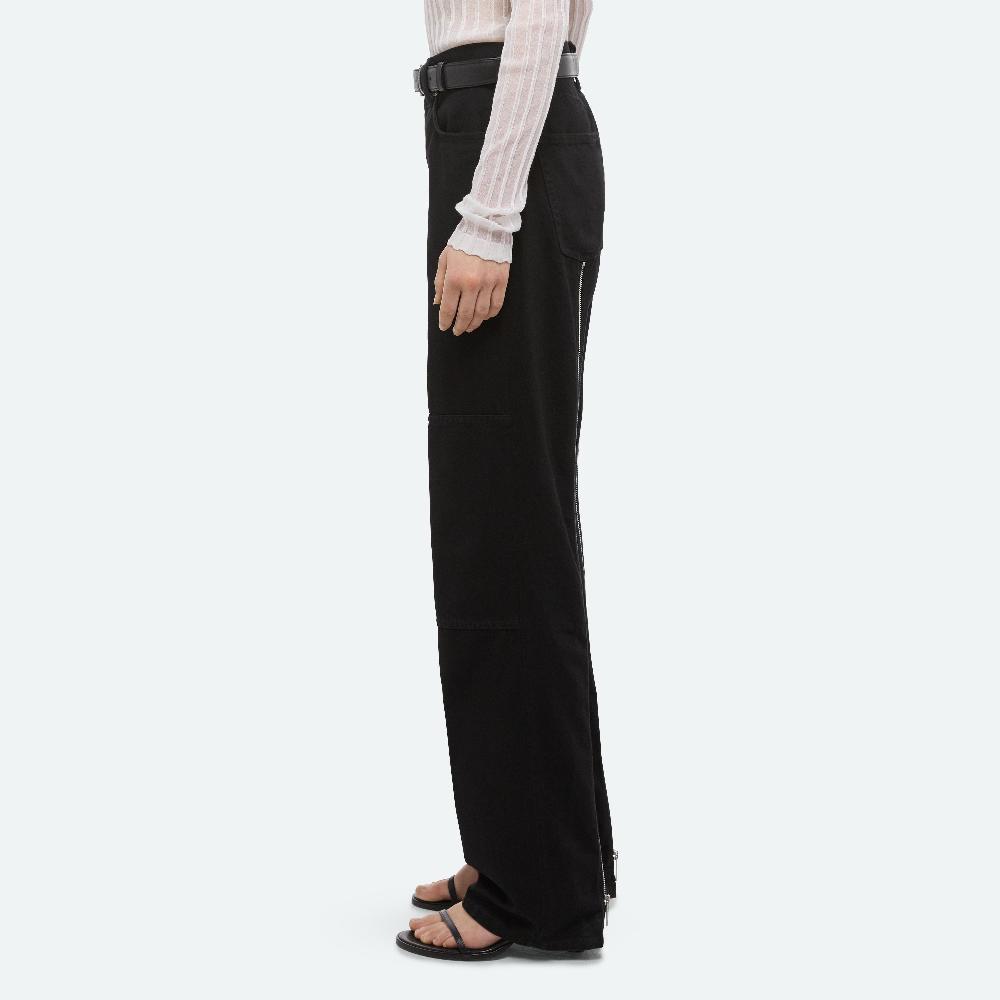 Helmut Lang Zip Carpenter Jeans Rinsed Black