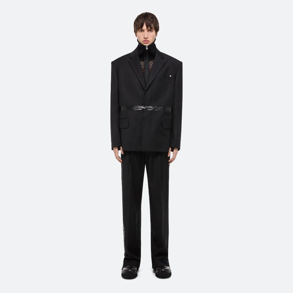 Helmut Lang Zip Driver Blazer Black