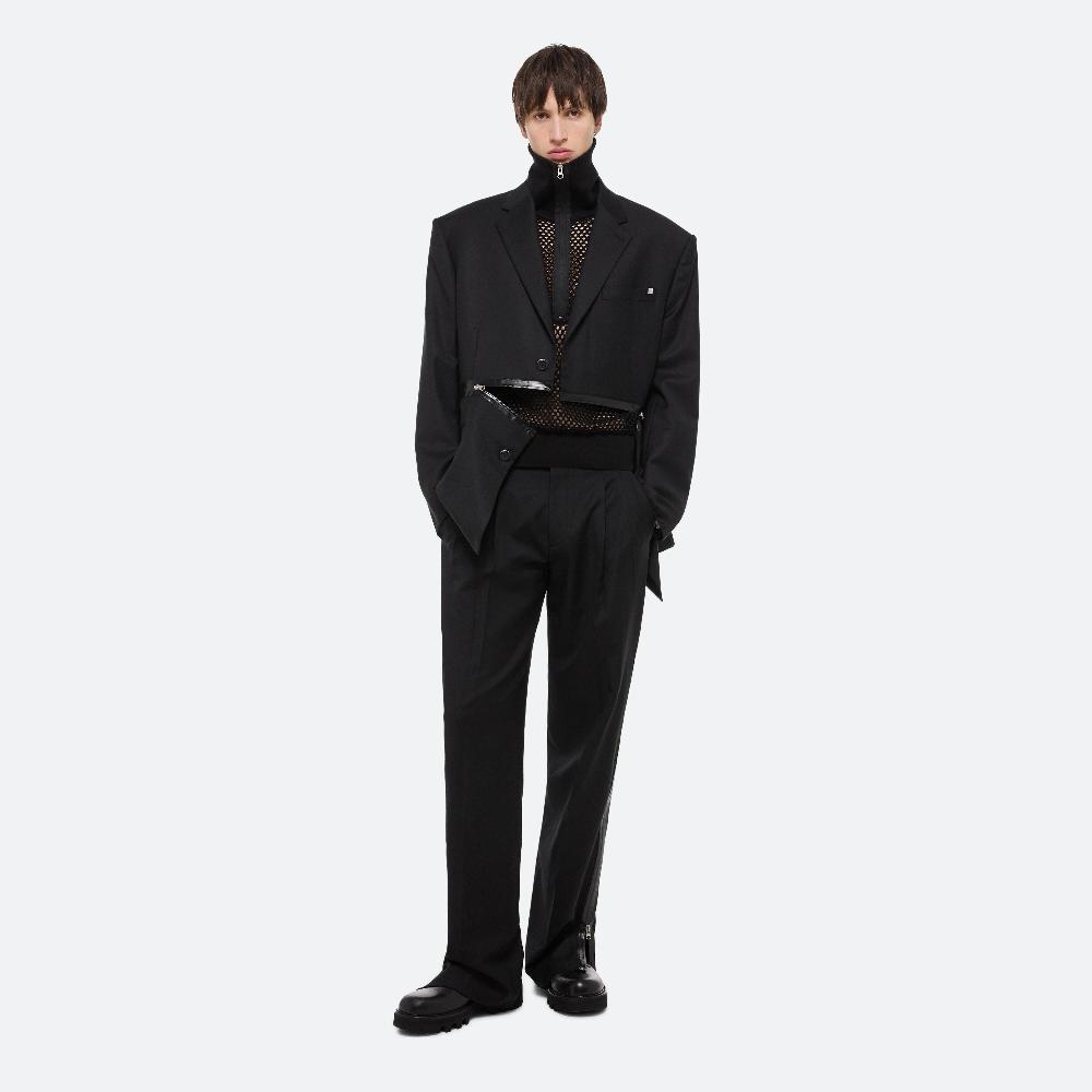 helmut lang Zip Driver Blazer black