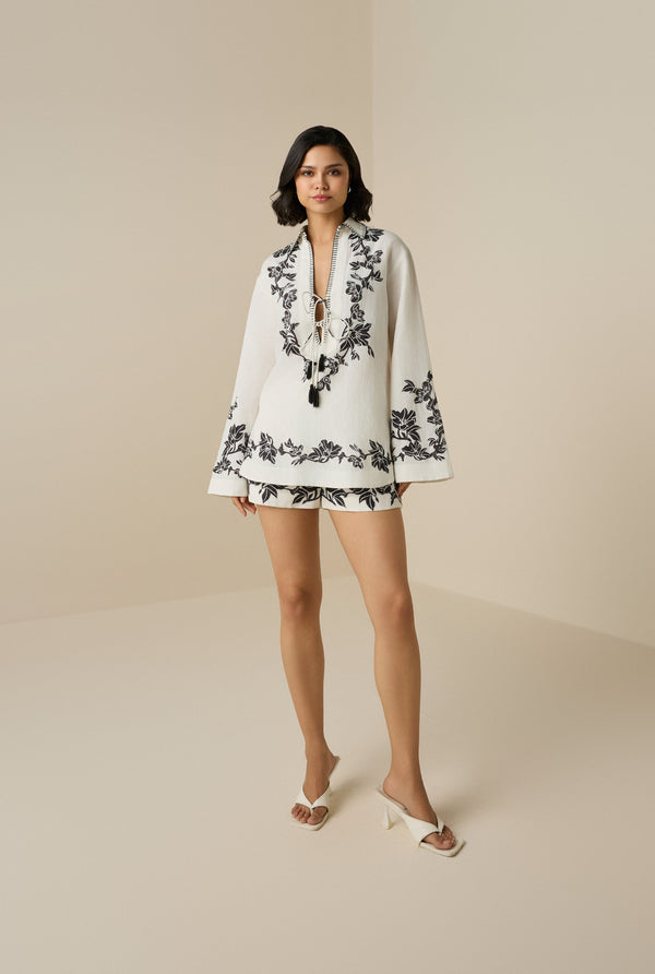 Hemant & Nandita Aahi Drop Shoulder Tunic
