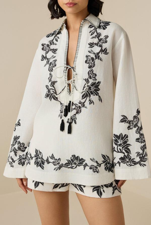 hemant & nandita Aahi Drop Shoulder Tunic