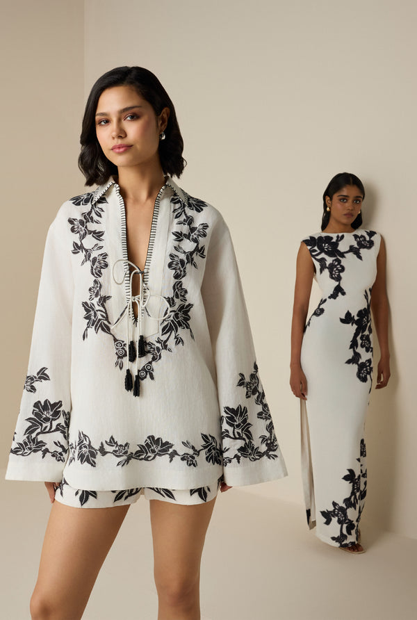 Hemant & Nandita Aahi Drop Shoulder Tunic