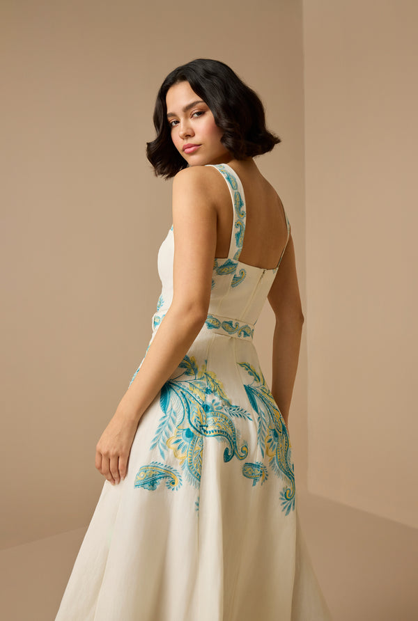 Hemant & Nandita Amari Midi Dress