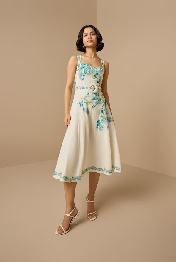 Hemant & Nandita Amari Midi Dress