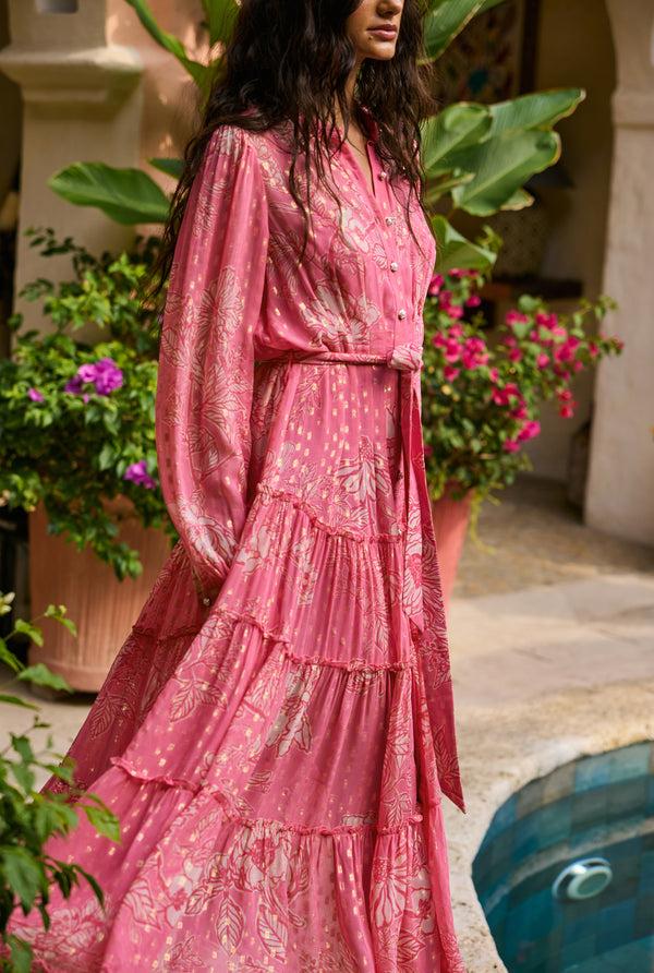 Hemant & Nandita Asha Long Dress