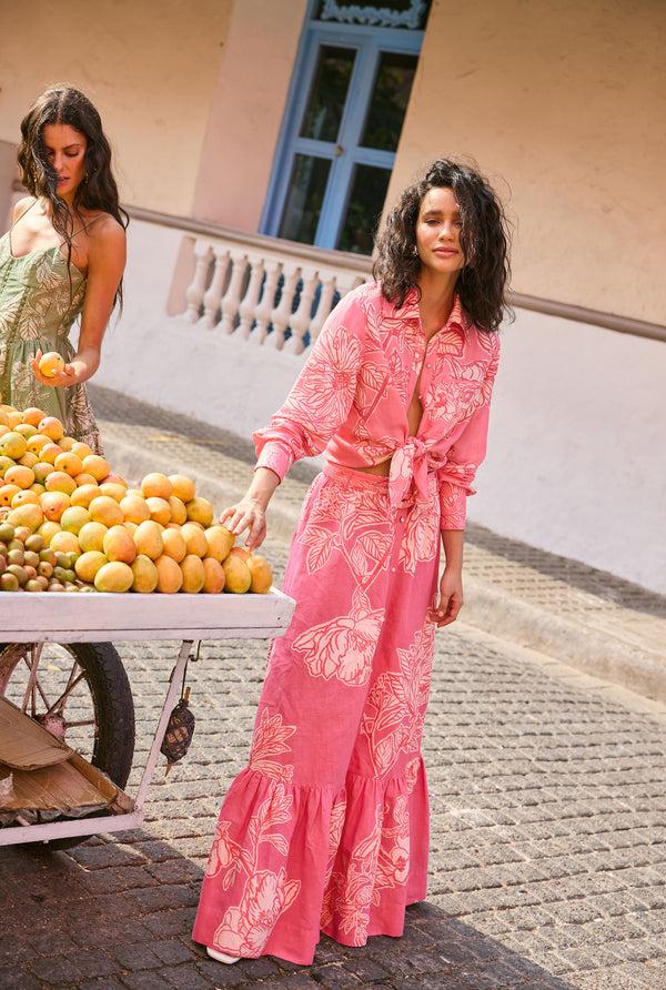 Hemant & Nandita Asha Long Skirt