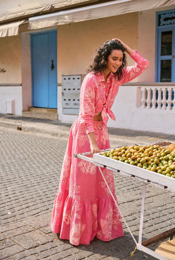 hemant & nandita Asha Long Skirt