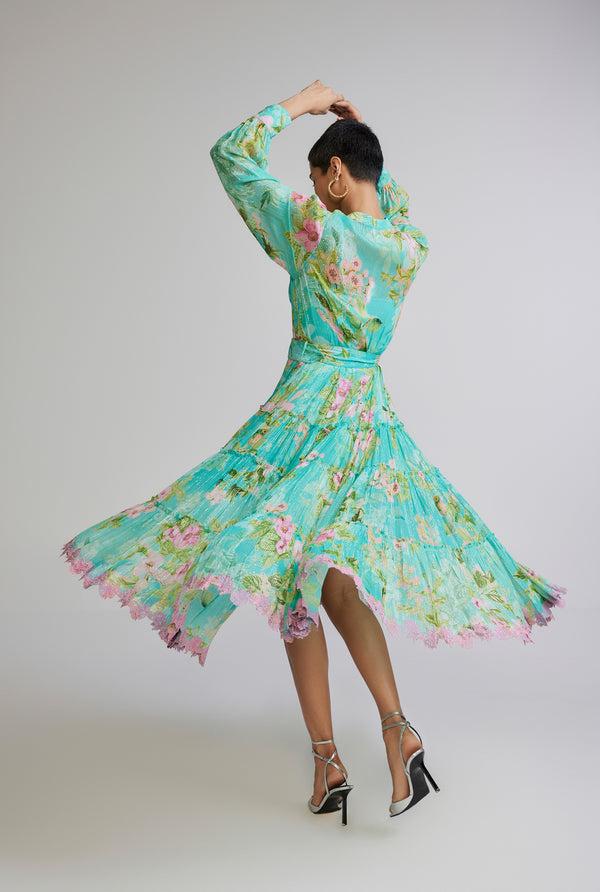 Hemant & Nandita Azra Long Shirt Dress