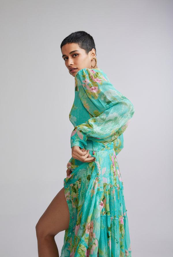 hemant & nandita Azra Long Shirt Dress