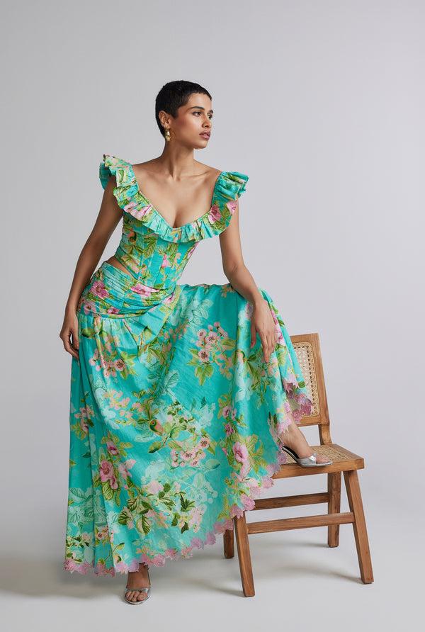 Hemant & Nandita Azra Maxi Skirt