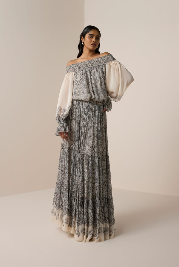 Hemant & Nandita Chavi Off Shoulder Top