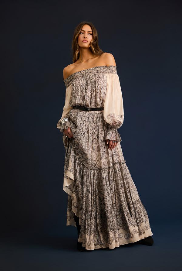 hemant & nandita Chavi Off Shoulder Top