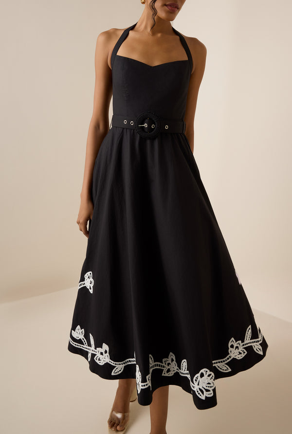 hemant & nandita Daha Midi Dress