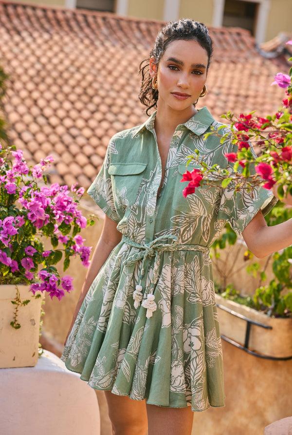 hemant & nandita Dara Shirt Dress