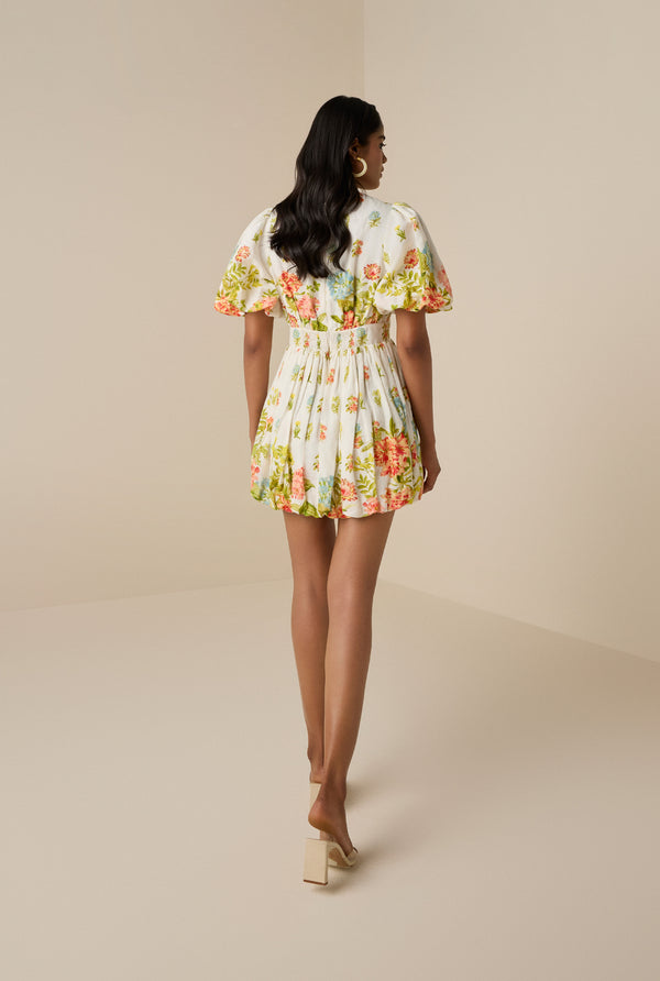 Hemant & Nandita Dhun White Short Dress