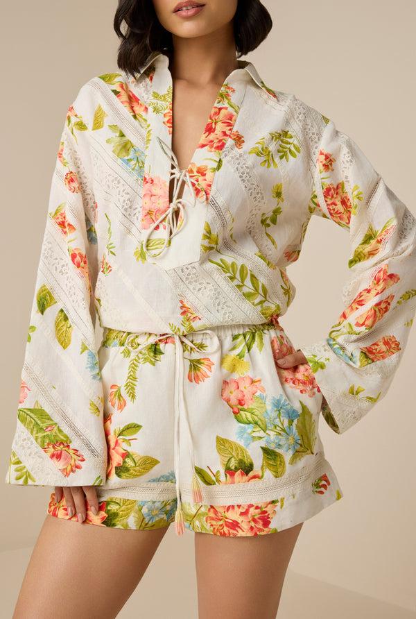 hemant & nandita Dhun White Shorts