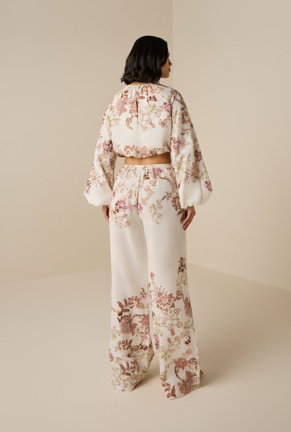 Hemant & Nandita Diza Bubble Hem Top