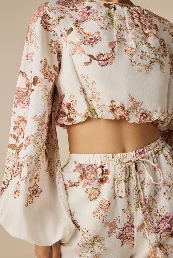 hemant & nandita Diza Bubble Hem Top