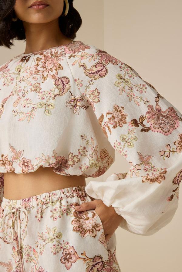 Hemant & Nandita Diza Bubble Hem Top