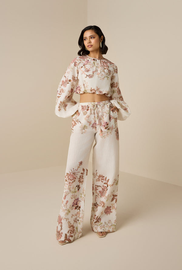 Hemant & Nandita Diza Bubble Hem Top