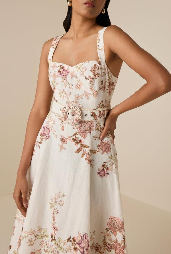 Hemant & Nandita Diza Cotton Midi Dress