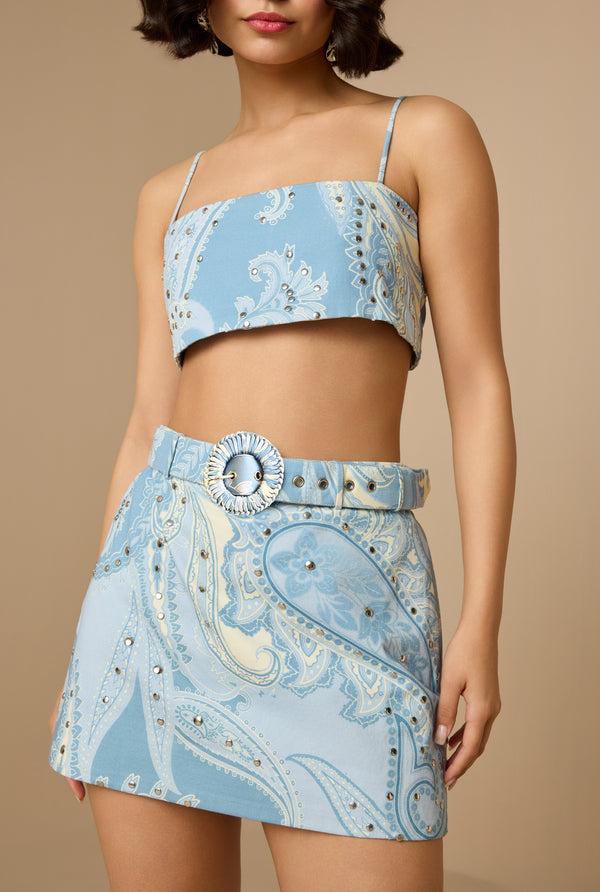 Hemant & Nandita Fiza Mini Skirt