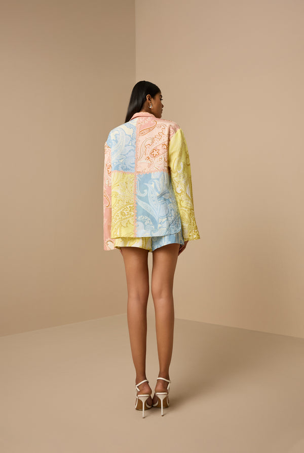 Hemant & Nandita Fiza Paisley Shorts