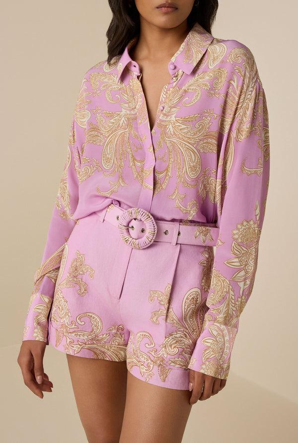 hemant & nandita Jiah Buckle Shorts