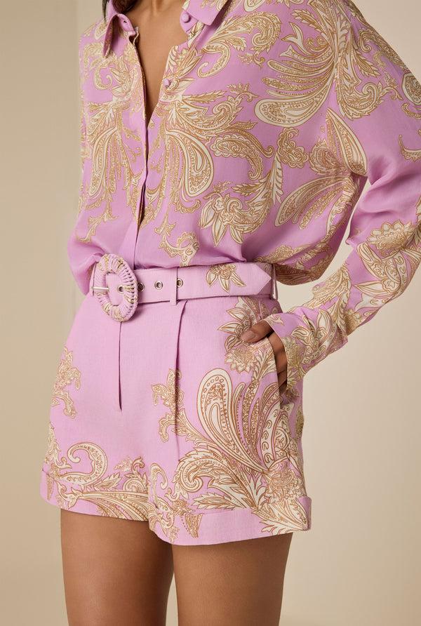 Hemant & Nandita Jiah Buckle Shorts