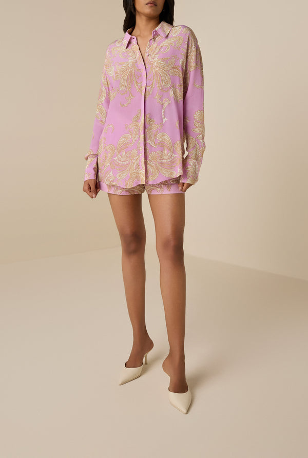 Hemant & Nandita Jiah Crepe Oversized Shirt