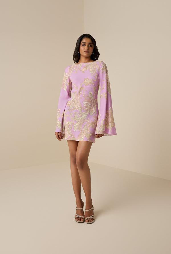 hemant & nandita Jiah Crepe Short Dress