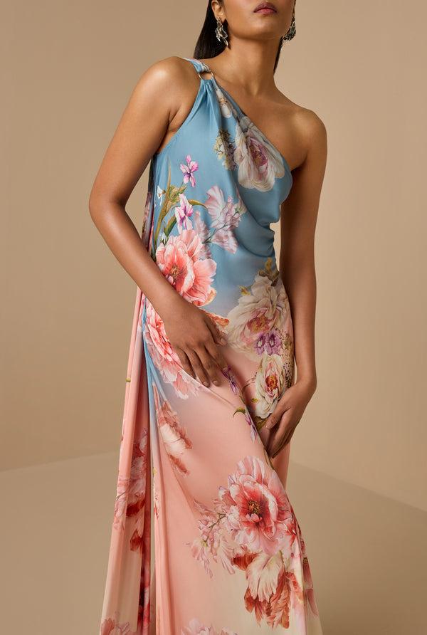 Hemant & Nandita Kavi Long Dress