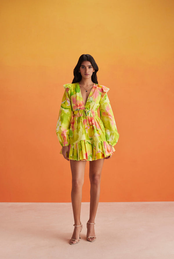 Hemant & Nandita Mina Short Dress