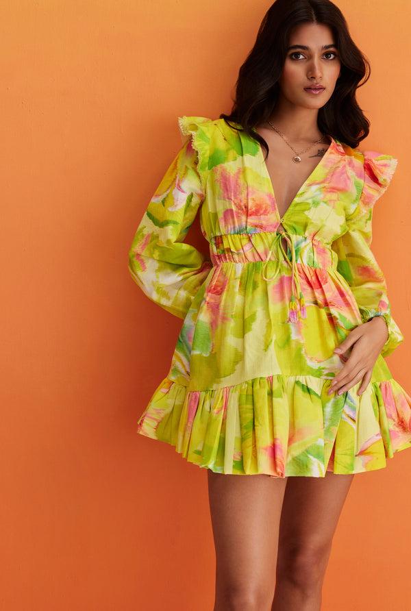 Hemant & Nandita Mina Short Dress