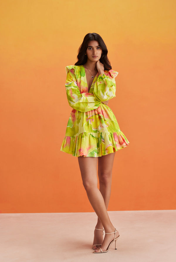 hemant & nandita Mina Short Dress