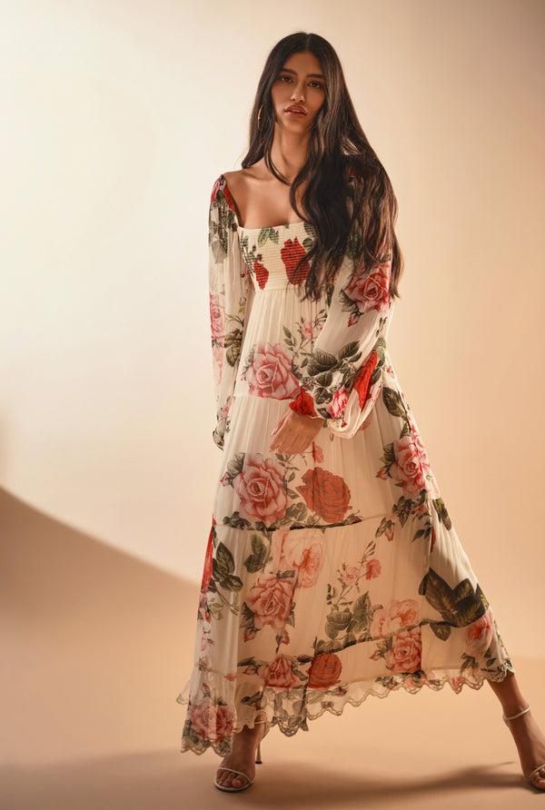 Hemant & Nandita Naaz Midi Dress