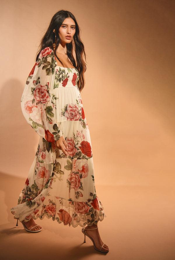 hemant & nandita Naaz Midi Dress