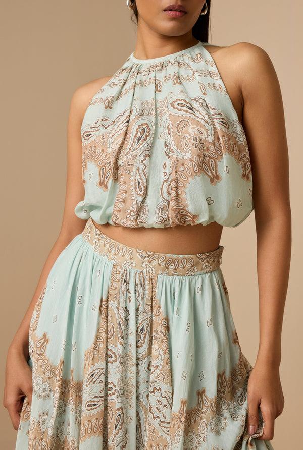 hemant & nandita Navi Crop Top