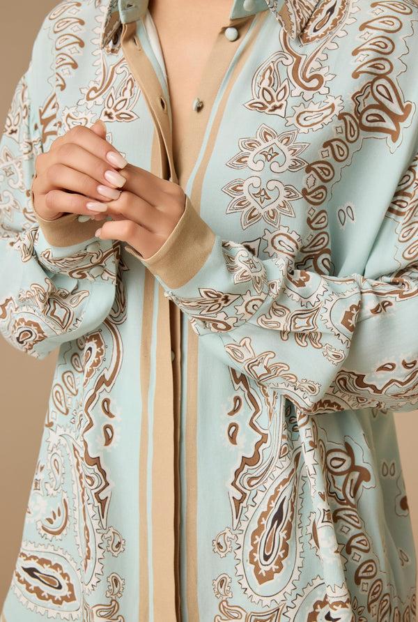 Hemant & Nandita Navi Shirt