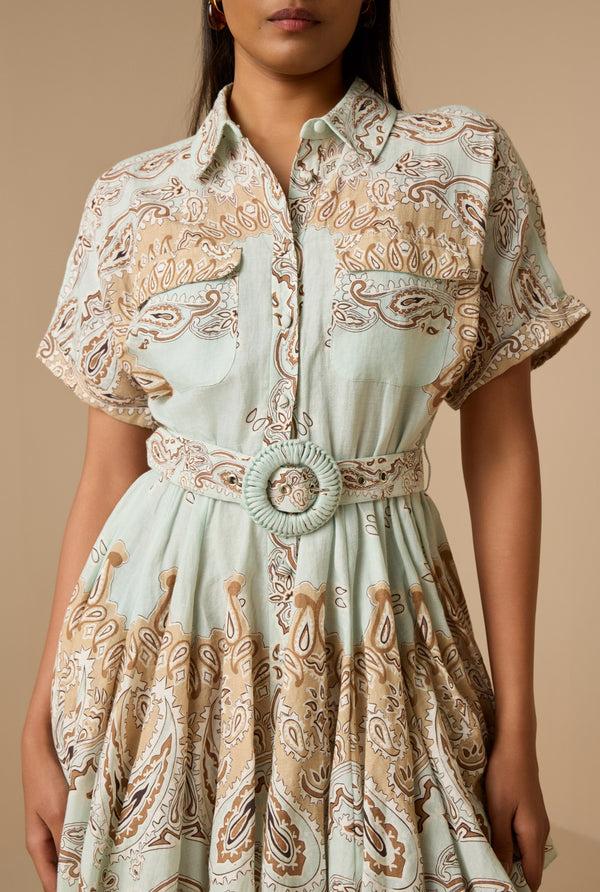 Hemant & Nandita Navi Short Dress