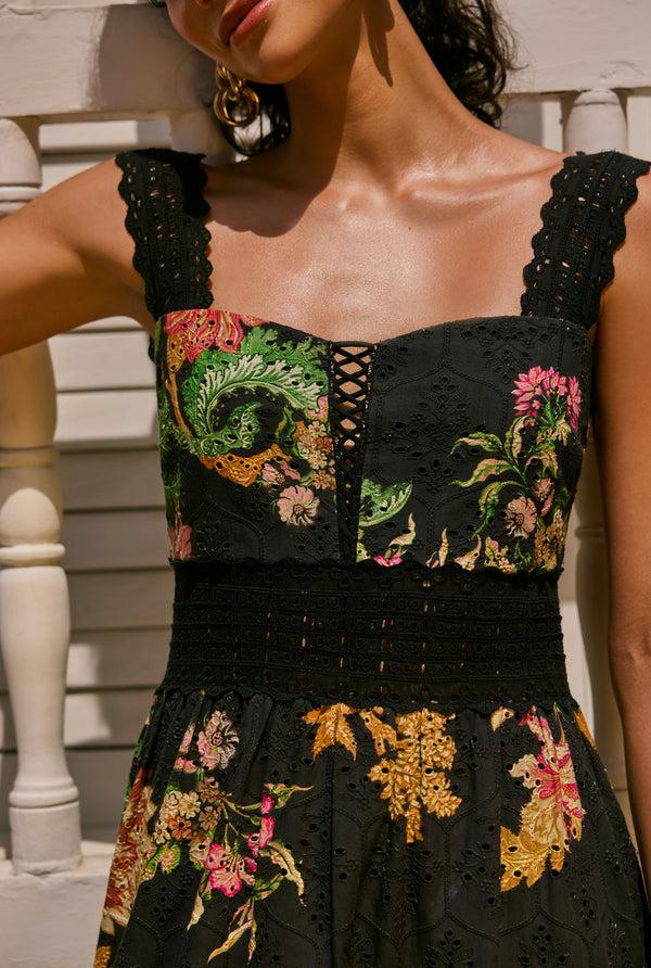 Hemant & Nandita Pahi Black Long Dress