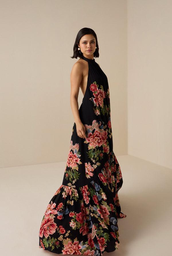 Hemant & Nandita Rani Long Dress