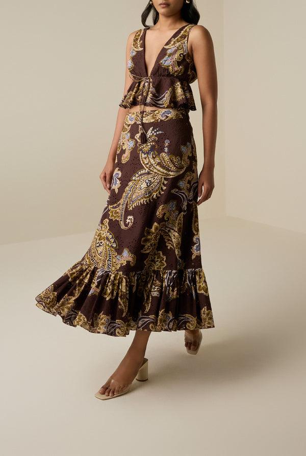 Hemant & Nandita Reem Ankle Length Skirt