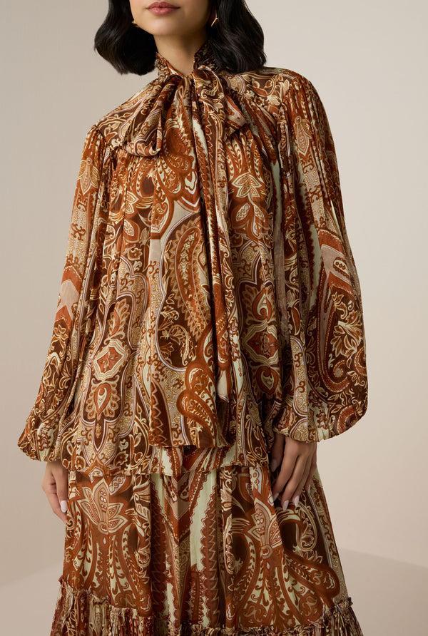 hemant & nandita Rida Boho Tie Top