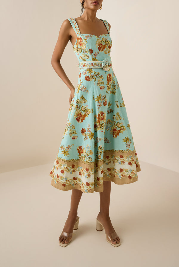 hemant & nandita Rohi Long Dress