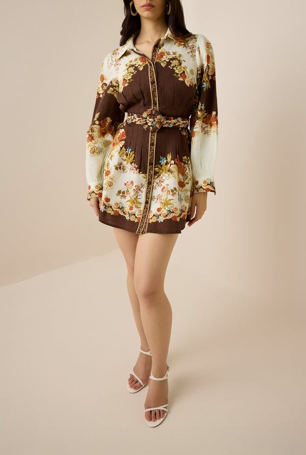 Hemant & Nandita Rohi Short Shirt Dress