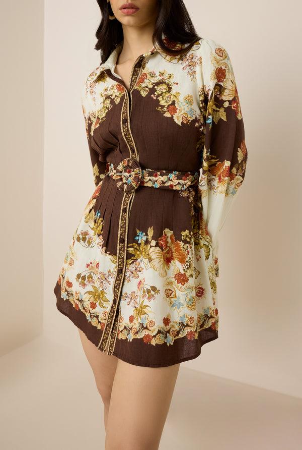 hemant & nandita Rohi Short Shirt Dress