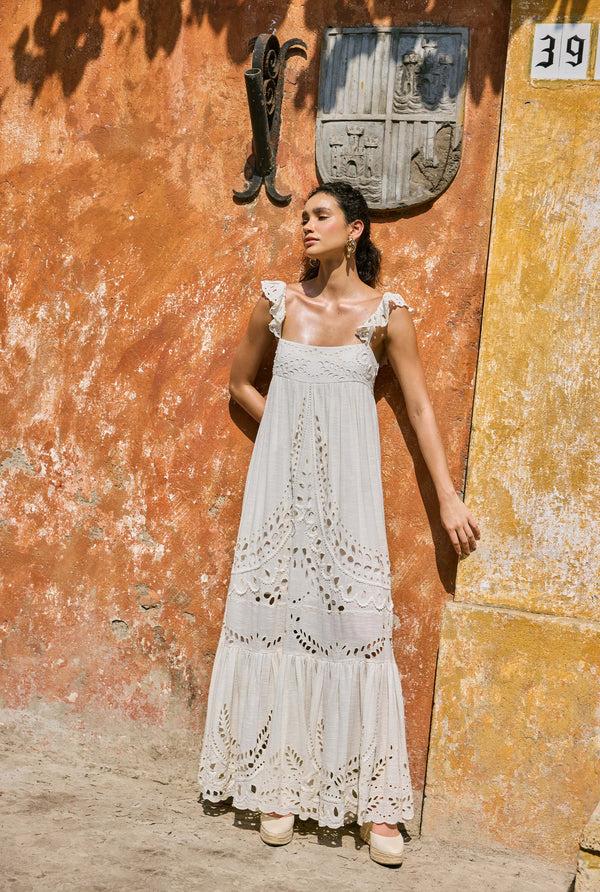 hemant & nandita Runa Long Dress