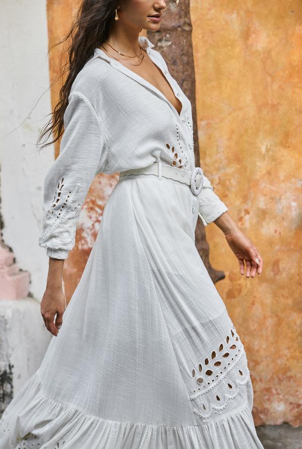 Hemant & Nandita Runa Long Skirt